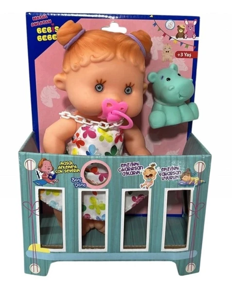 23 cm Emzikli Ağlayan Türkçe Konuşan Et Bebek 2218 ürün görseli 1