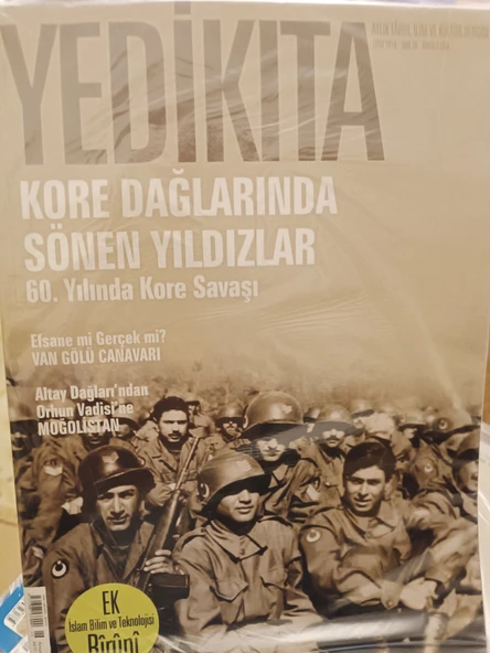 YEDİKITA Aylık Tarih ve Kültür Dergisi, EKİM 2010, SAYI:26, ( KORE DAĞLARINDA SÖNEN YILDIZLAR / VAN GÖLÜ CANAVARI / EK:BİRUNİ KİTAPÇIĞI -içindedir-) ürün görseli 1
