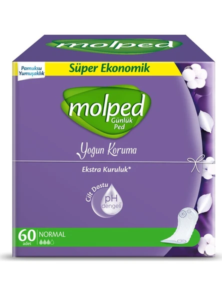 Molped Yoğun Koruma Günlük Ped 60'Lı - Resim 6