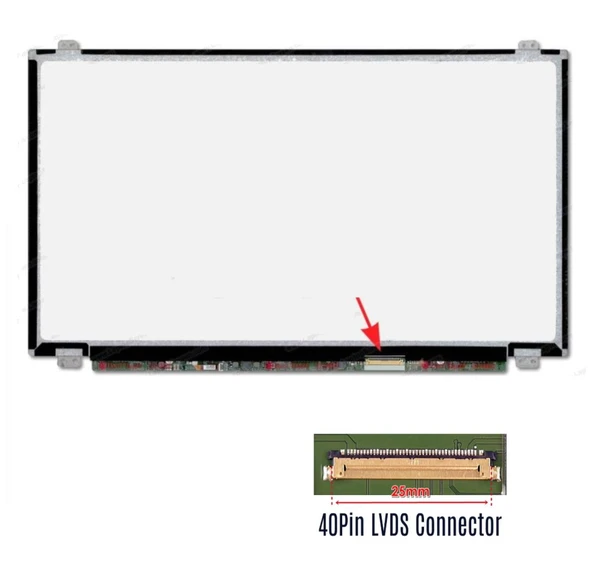 Hp ENVY 15-j050TX Ekran 15.6 Slim 40 pin Panel ürün görseli 1