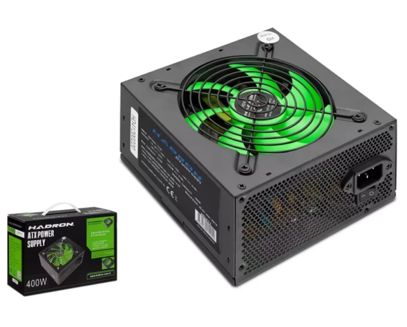 HADRON HD411 400W ATX PC Güç Kaynağı PSU ürün görseli 1