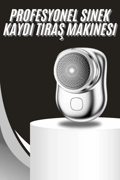 Kablosuz Tıraş Makinesi Günlük Hızlı Taşınabilir Şarjlı Yuvarlak Paslanmaz Çelik P121797S3612 ürün görseli 1
