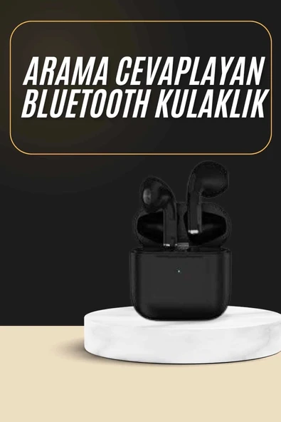 En Çok Tercih Edilen Bluetooth Kulaklık Mikrofonlu Silikonsuz Dokunmatik Kontrol P122006S6757 ürün görseli 1