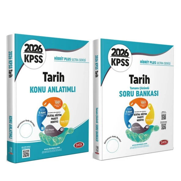 Data Yayınları 2026 KPSS Tarih Konu ve Soru Seti 2 Kitap ürün görseli 1