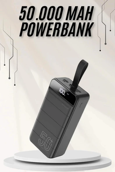 Powerbank Çoklu Şarj Girişi 50.000 Mah Taşınabilir Dijital Göstergeli P122100S4665 ürün görseli 1