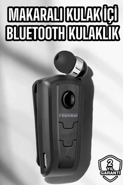 Makaralı Bluetooth Kulaklık Kulak İçi Android iOS Uyumlu Titreşimli P122255S184 ürün görseli 1