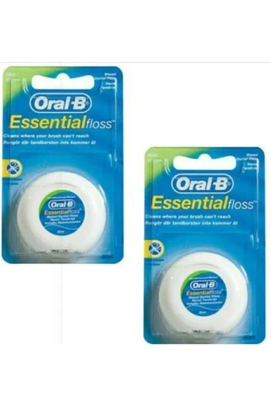 Oral-B Essential Floss Diş İpi Mint 50 mt 2 Adet ürün görseli 1