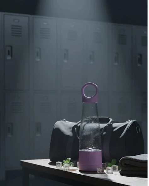 Kompakt Tasarımlı Usb Şarjlı Smoothie Blender ürün görseli 1