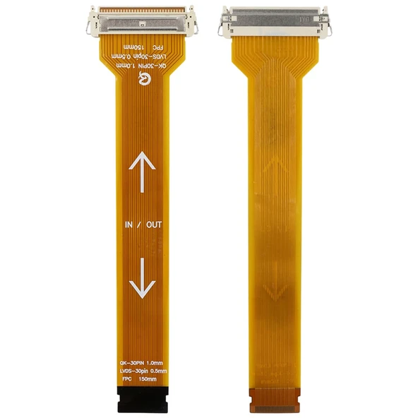 30 Pin 0.5Mm Pitch 150Mm Esnek Flat Kablo (FFC) LCD Panel Tamir Flexi ürün görseli 1