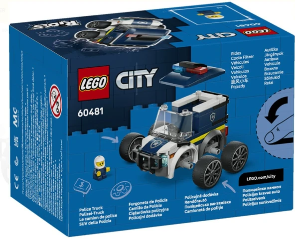 Lego City Polis Kamyonu 60481 - Resim 3