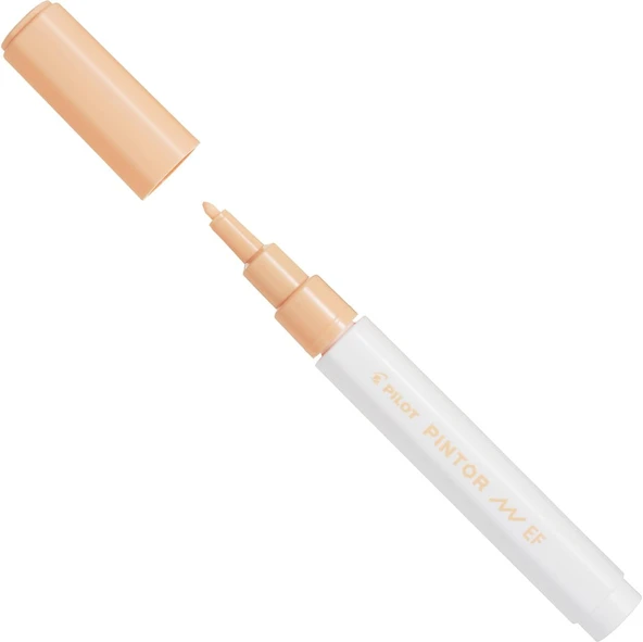 Pilot Pintor Keçeli Markör Dekor Boya Kalemi (Ef) Pastel Turuncu Sw-Pt-Ef-Po (6 Lı Paket) ürün görseli 1
