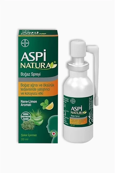 Aspi Natura Boğaz Spreyi 20 ml ürün görseli 1
