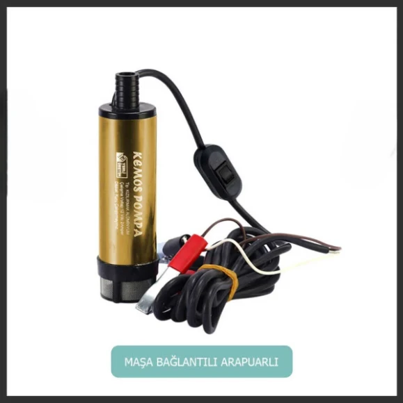 Pro Seri 12 Volt Mini(KÜÇÜK) Dalgıç Adaptörlü Mazot Aktarma(SIVI TRANSFER) Pompası ürün görseli 1