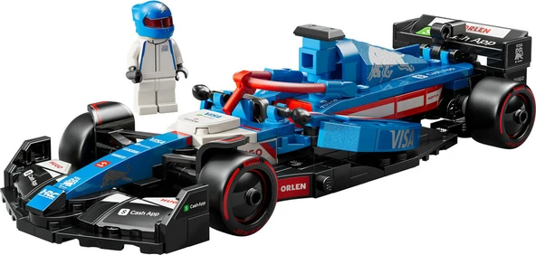 Lego Speed Champions Visa Cash App RB VCARB 01 F1 Yarış Arabası Yetişkinler için Koleksiyonluk Yaratıcı Yarış Arabası Yapım Seti 248 Parça 77246 ürün görseli 1