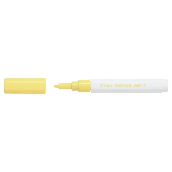 Pilot Pintor Keçeli Markör Dekor Boya Kalemi (F) Sarı Sw-Pt-F-Y (6 Lı Paket) ürün görseli 1