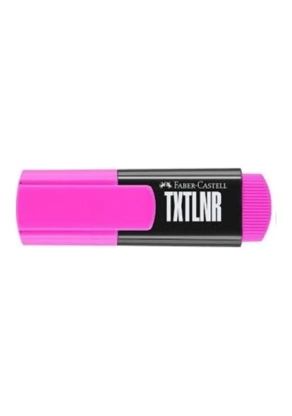 Faber-Castell Mini Textliner Fosforlu Kalem Pembe 154228 (10 Lu Paket) ürün görseli 1