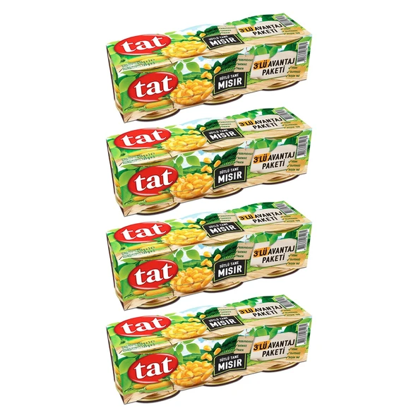 Tat Mısır 3x210 gr x 4 Adet ürün görseli 1