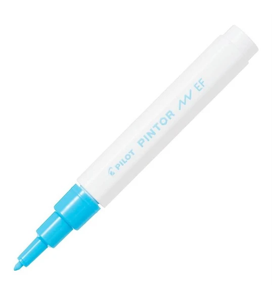 Pilot Pintor Keçeli Markör Dekor Boya Kalemi (Ef) Pastel Mavi Sw-Pt-Ef-Pl (6 Lı Paket) ürün görseli 1