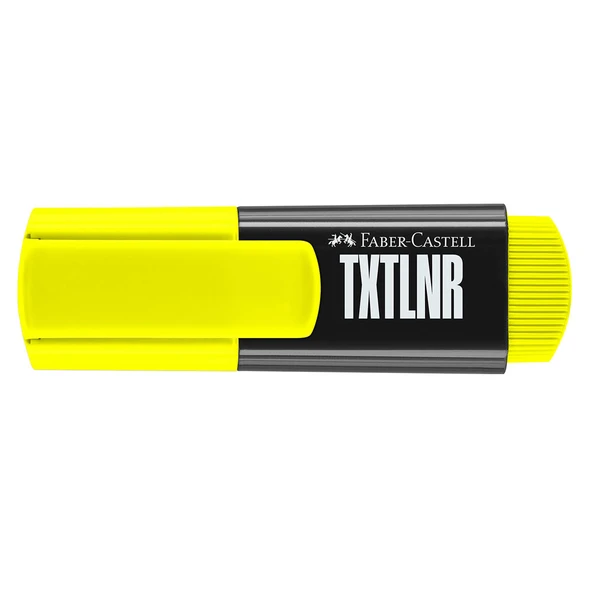 Faber-Castell Mini Textliner Fosforlu Kalem Sarı 154207 (10 Lu Paket) ürün görseli 1
