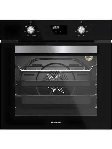 Silverline BO6502B02 SİYAH CAM FIRIN ürün görseli 1
