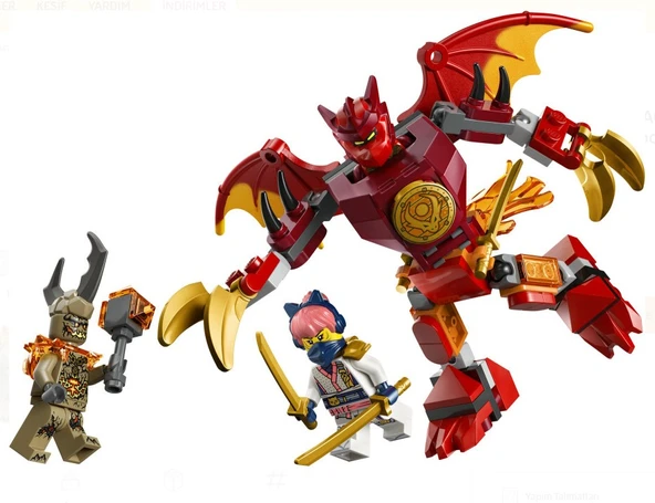Lego Ninjago Kai'nin Ejderha Robotu 71851 - Resim 2