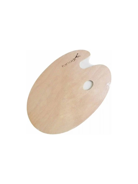 Fanart Academy Mdf Oval Resim Paleti 30X40 Cm ürün görseli 1