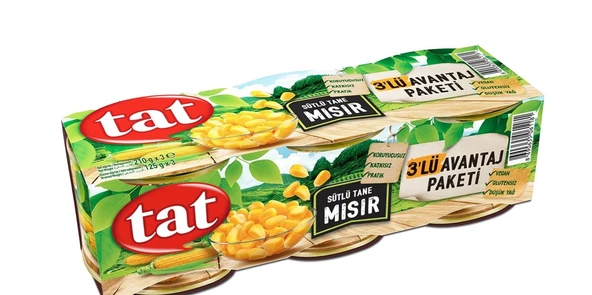 Tat Mısır 3x210 gr x 2 Adet - Resim 2