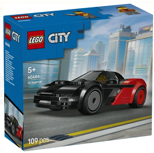 Lego City Elektrikli Süper Araba 60486 ürün görseli 1