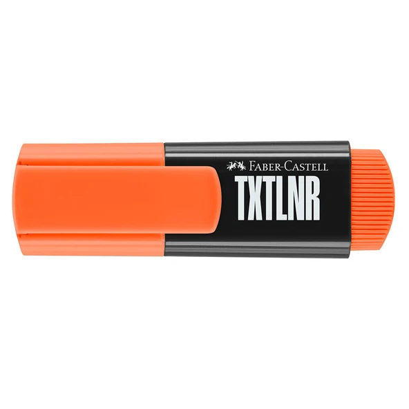 Faber-Castell Mini Textliner Fosforlu Kalem Turuncu 154215 (10 Lu Paket) ürün görseli 1