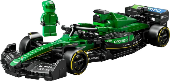 Lego Oyuncak Speed Champions Aston Martin Aramco F1 AMR24 Yarış Arabası 10 Yaş ve Üzeri Çocuklar için Sürücü Minifigürü İçeren Yaratıcı Oyuncak Yapım Seti 269 Parça 77245 ürün görseli 1