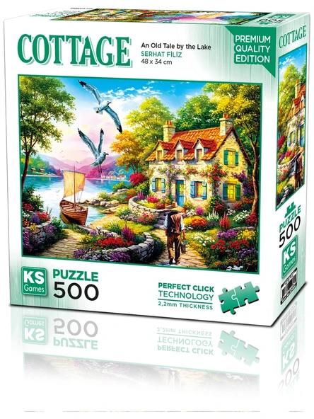 Ks Games Puzzle 500 Parça An Old Tale By The Lake 20084 ürün görseli 1