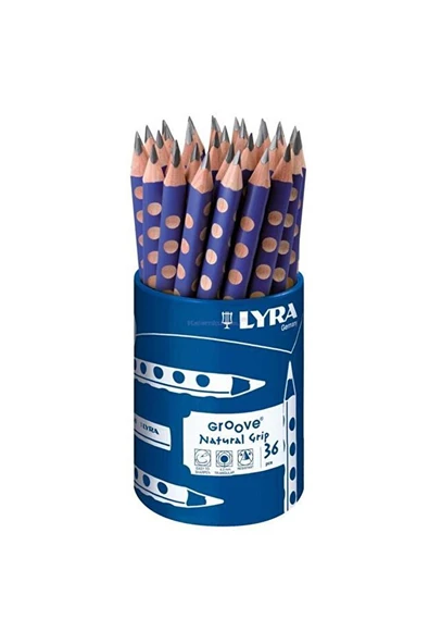 Lyra Groove Jumbo Grafit Kurşun Kalem Lacivert L1875360 (36 Lı Paket) ürün görseli 1