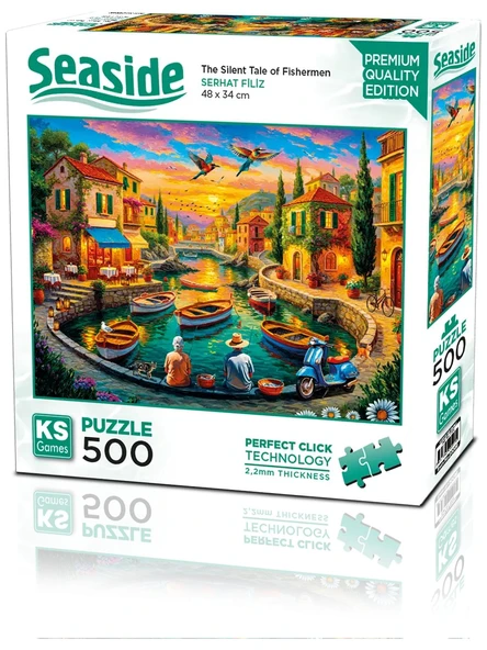 Ks Games Puzzle 500 Parça The Silent Tale Of Fishermen 20089 ürün görseli 1