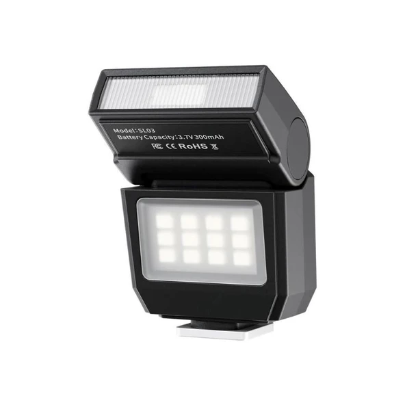 Ulanzi SL03 Spark Lite Fotoğraf Makinesi Flaş Siyah - L200 ürün görseli 1