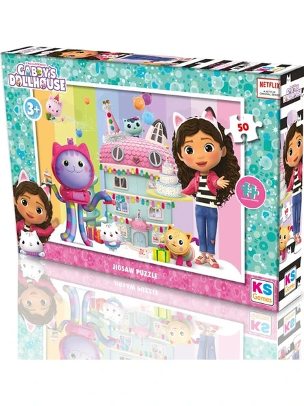 Gabbys Dollhouse Puzzle 50 Parça Gb709 ürün görseli 1