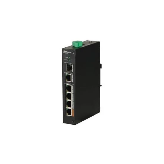 DAHUA 4port PoE 60w 1-SFP 10/100 Endüstriyel Switch PFS3106-4ET-60 ürün görseli 1