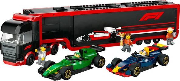 Lego Oyuncak City RB20 ve AMR24 F1 Arabalı F1 Kamyonu 8 Yaş ve Üzeri Çocuklar için Yarış Arabası İçeren Yaratıcı Oyuncak Yapım Seti 1086 Parça 60445 ürün görseli 1