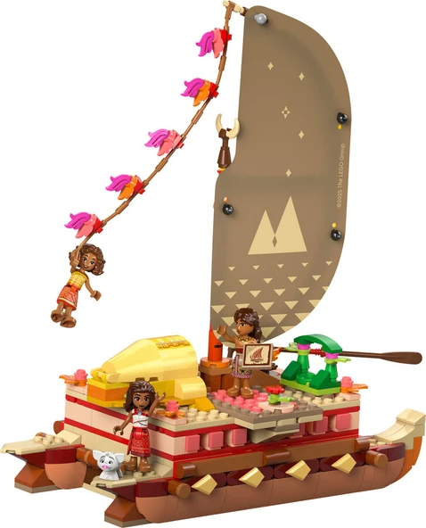 Lego Oyuncak Disney Moana’nın Macera Kanosu 6 Yaş ve Üzeri Çocuklar için Yaratıcı Oyuncak Yapım Seti 529 Parça 43270 ürün görseli 1