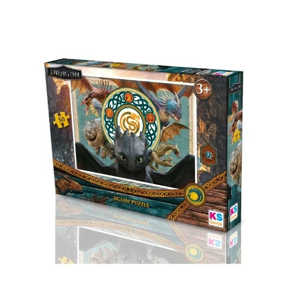 Ks Games How To Train Your Dragon Puzzle 50 Parça Hd709 ürün görseli 1