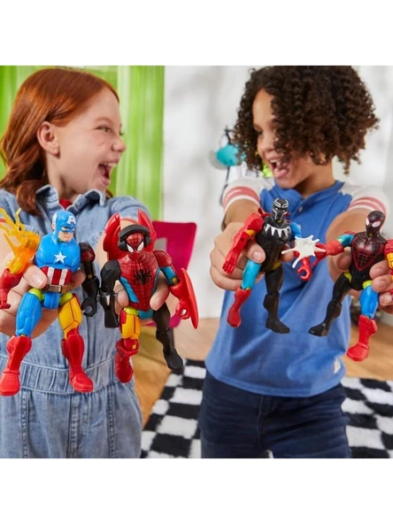 Spiderman Mixmashers Figür f9205 - Resim 4