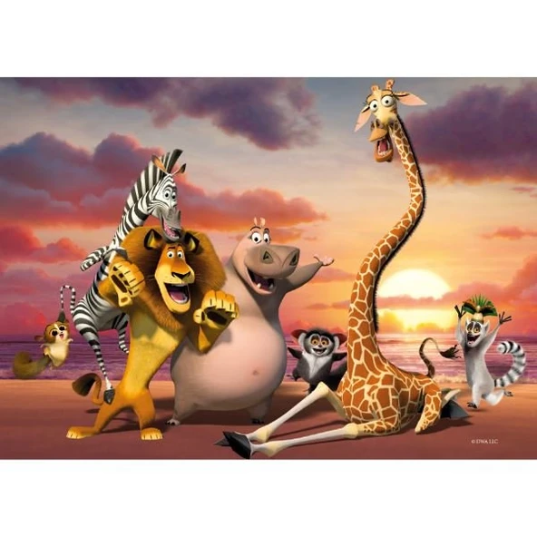 Ks Games Madagascar Puzzle 100 Parça Mg714 - Resim 2