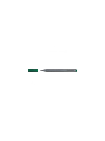 Faber-Castell Grip Finepen Keçe Uçlu Kalem 0,4 Mm Zümrüt Yeşili 151663 (10 Lu Paket) ürün görseli 1