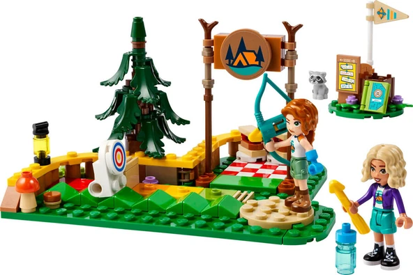 Lego Oyuncak Friends Macera Kampı Okçuluk Alanı 6 Yaş ve Üzeri Çocuklar için Autumn ve Nova Minifigürü İçeren Yaratıcı Oyuncak Yapım Seti 157 Parça 42622 ürün görseli 1