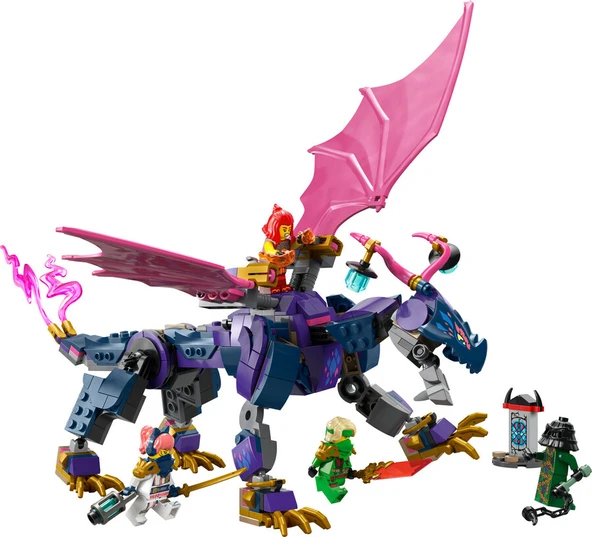 Lego Oyuncak NINJAGO Usta Ejderha Rontu 7 Yaş ve Üzeri Çocuklar için 4 Minifigür İçeren Yaratıcı Oyuncak Yapım Seti 381 Parça 71842 ürün görseli 1
