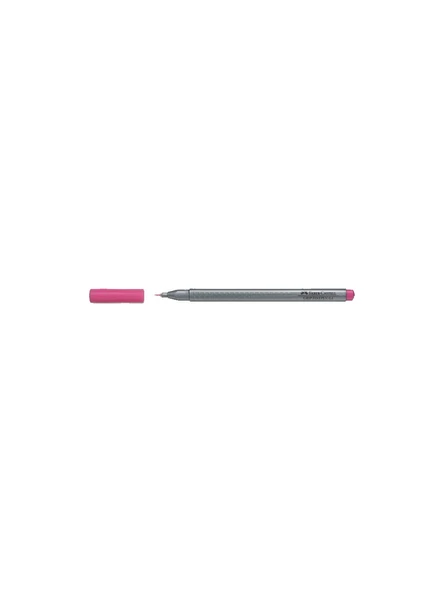 Faber-Castell Grip Finepen Keçe Uçlu Kalem 0,4 Mm Pembe 151619 (10 Lu Paket) ürün görseli 1