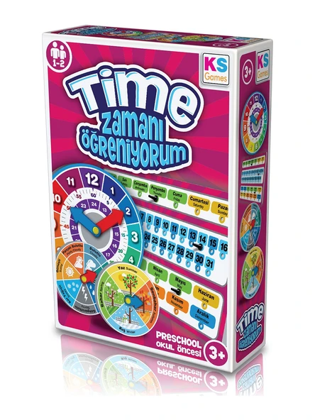 Ks Games Zamanı Öğreniyorum Kutu Oyunu Zo234 ürün görseli 1