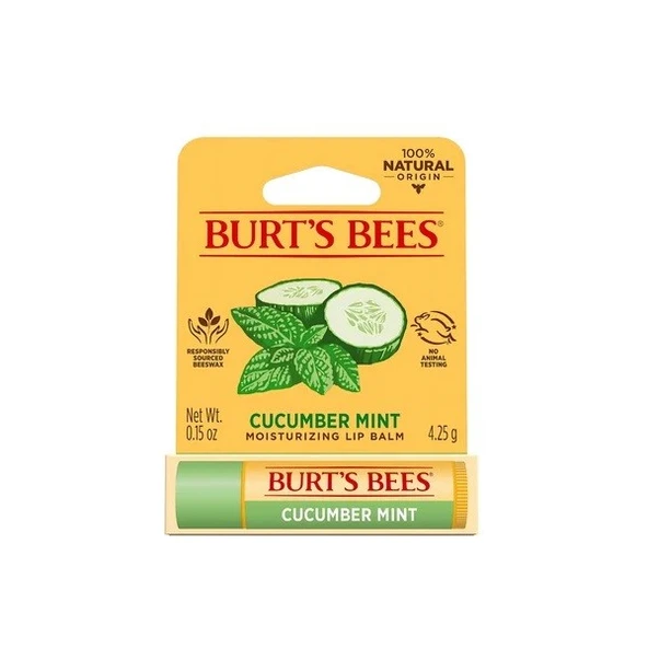 Burt's Bees Lip Balm Cucumber Mint 4.25 gr ürün görseli 1