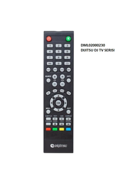 Dijitsu LCD TV KUMANDASI ürün görseli 1