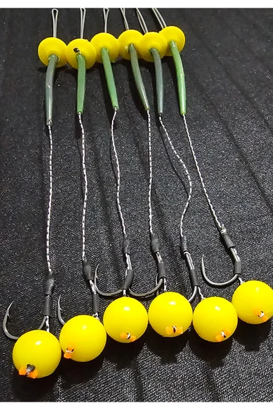 KESEROĞLU 12 (SARI PUP)(RİG VE BOLİ) YÜZEN MODEL 12 TAKIM ürün görseli 1