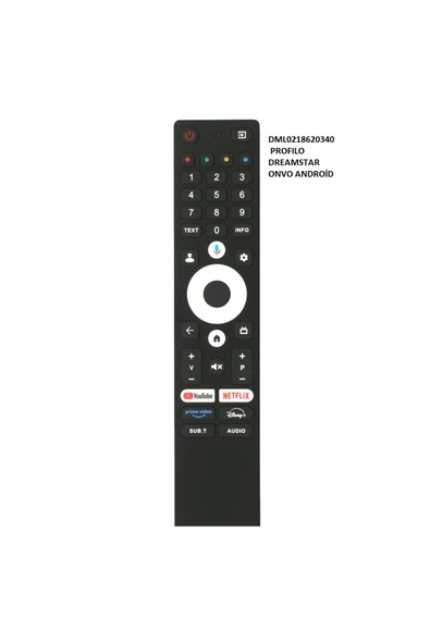 Dreamstar ANDROID TV KUMANDASI ürün görseli 1